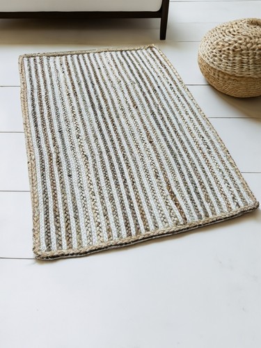 Beige jute teppich klein hell - jute,
