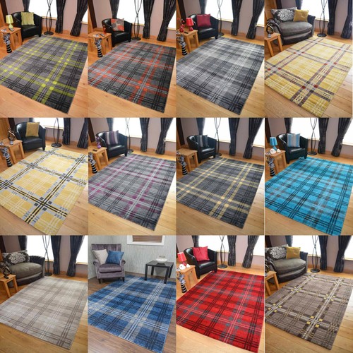 Moderne weiche tartan teppiche - moderne,