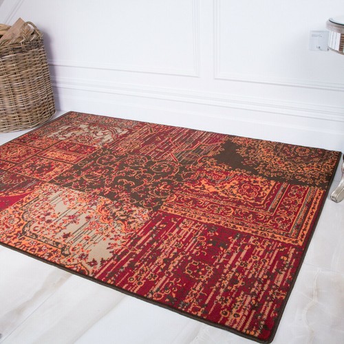 Warme rot orange grau - rot,