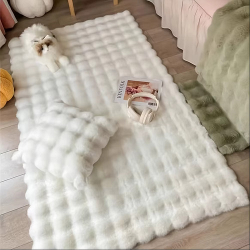 Teppich kaninchenfell weich - teppich,