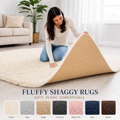 Großer shaggy teppich - shaggy,